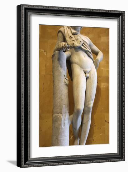 Statue of a Resting Satyr-Praxiteles Praxiteles-Framed Photographic Print