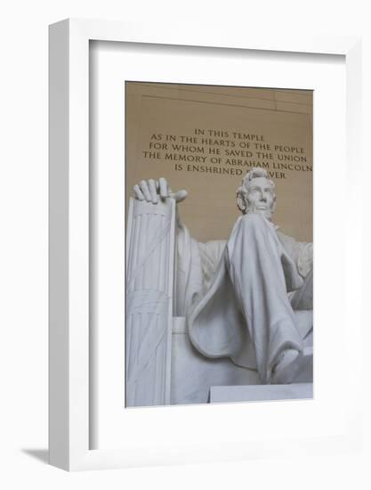 Statue of Abe Lincoln-Hofmeester-Framed Photographic Print
