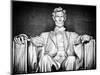 Statue of Abraham Lincoln, Washington D.C, District of Columbia, White Frame, White Frame-Philippe Hugonnard-Mounted Photographic Print