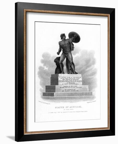 Statue of Achilles, Hyde Park, London, 1827-S Freeman-Framed Premium Giclee Print