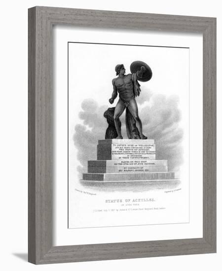 Statue of Achilles, Hyde Park, London, 1827-S Freeman-Framed Giclee Print