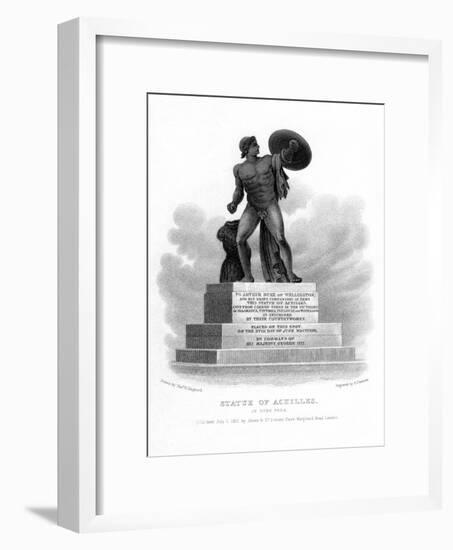 Statue of Achilles, Hyde Park, London, 1827-S Freeman-Framed Giclee Print