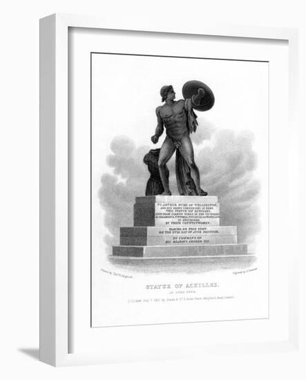 Statue of Achilles, Hyde Park, London, 1827-S Freeman-Framed Giclee Print