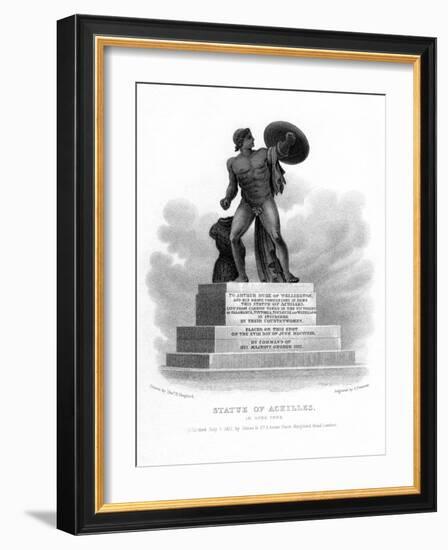 Statue of Achilles, Hyde Park, London, 1827-S Freeman-Framed Giclee Print