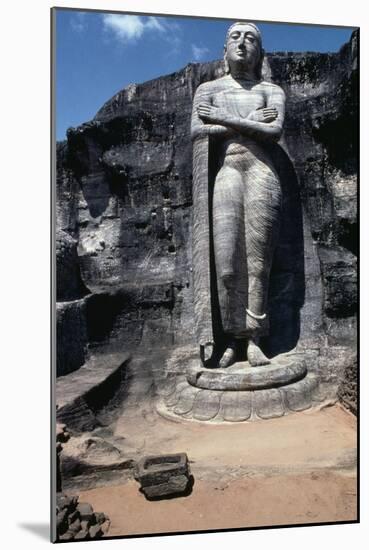 Statue of Ananda-null-Mounted Giclee Print