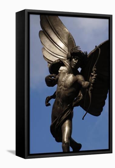 Statue of Anteros, or the Angel of Christian Charity, Shaftesbury Memorial Fountain, Piccadilly…-Alfred Gilbert-Framed Premier Image Canvas