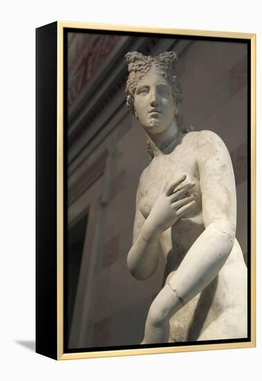 Statue of Aphrodite, Goddess of Beauty and Love-null-Framed Premier Image Canvas