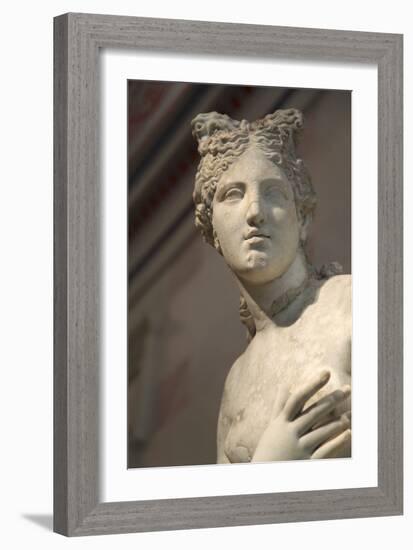 Statue of Aphrodite, Goddess of Beauty and Love-null-Framed Premium Photographic Print