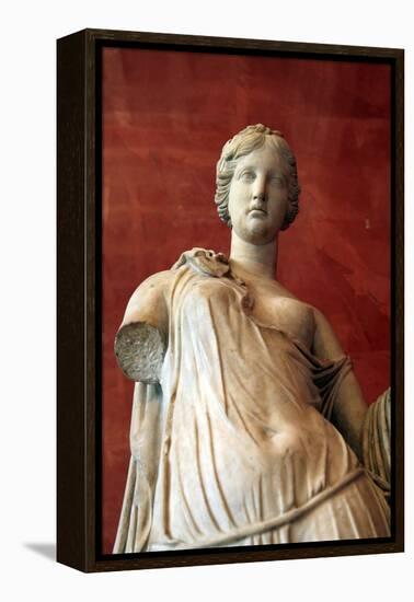 Statue of Aphrodite, Goddess of Beauty and Love-null-Framed Premier Image Canvas