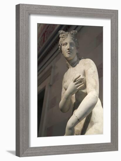 Statue of Aphrodite, Goddess of Beauty and Love-null-Framed Photographic Print