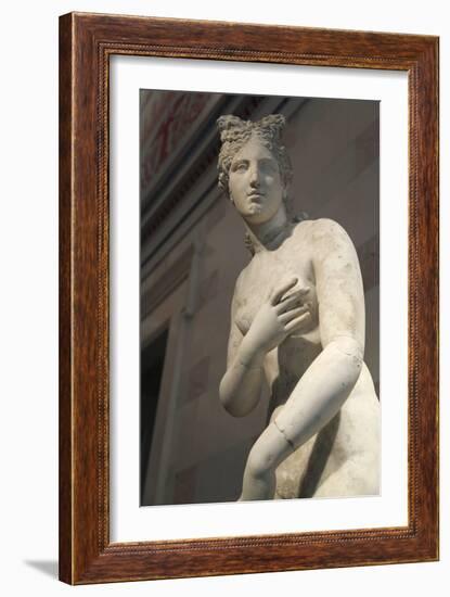 Statue of Aphrodite, Goddess of Beauty and Love-null-Framed Photographic Print