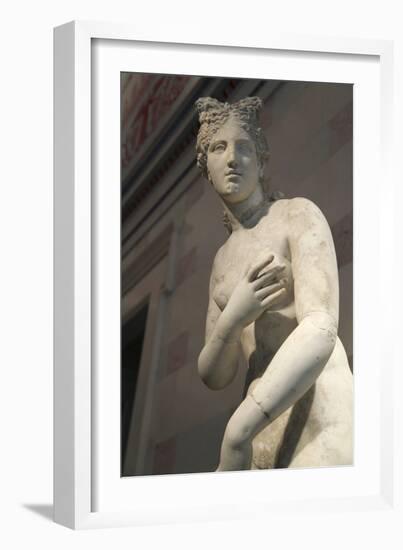 Statue of Aphrodite, Goddess of Beauty and Love-null-Framed Photographic Print