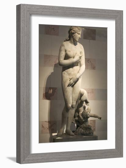 Statue of Aphrodite, Goddess of Beauty and Love-null-Framed Photographic Print