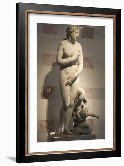 Statue of Aphrodite, Goddess of Beauty and Love-null-Framed Photographic Print