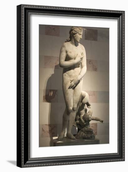 Statue of Aphrodite, Goddess of Beauty and Love-null-Framed Photographic Print