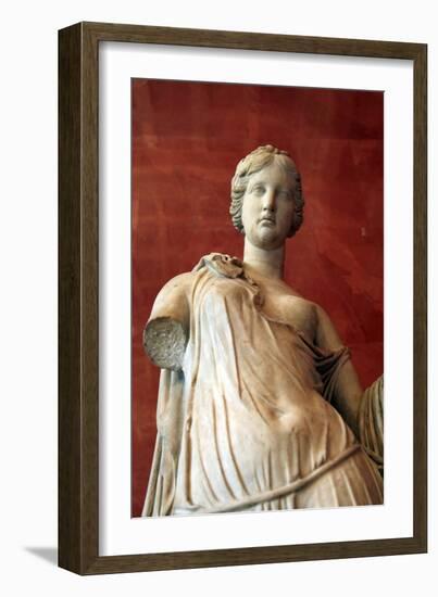 Statue of Aphrodite, Goddess of Beauty and Love-null-Framed Photographic Print