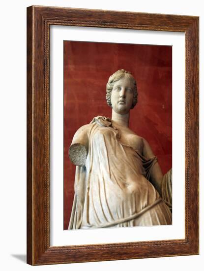 Statue of Aphrodite, Goddess of Beauty and Love-null-Framed Photographic Print