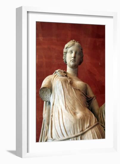 Statue of Aphrodite, Goddess of Beauty and Love-null-Framed Photographic Print