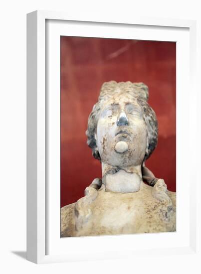 Statue of Aphrodite, Goddess of Beauty and Love-null-Framed Photographic Print