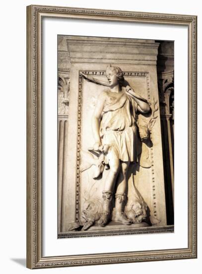 Statue of Artemis, Greek Goddess of Hunting-null-Framed Photographic Print