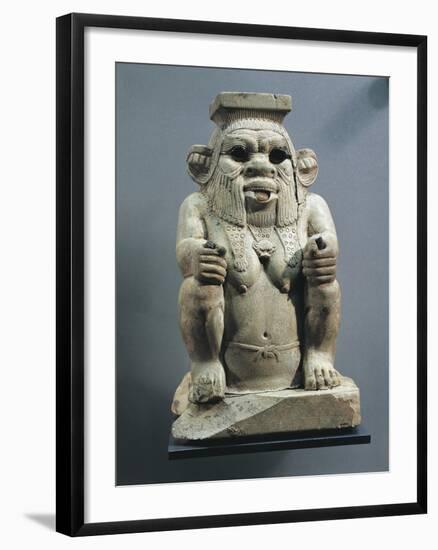 Statue of Bes, Protector of Childbirth and Households, as a Dwarf-null-Framed Giclee Print