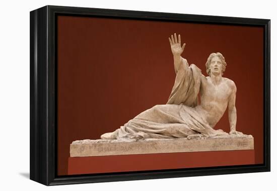 Statue of Bonchamps, Charles Melchior Artus, Marquis of Bonchamps (1760-1793), French Soldier, Comm-Pierre Jean David d'Angers-Framed Premier Image Canvas