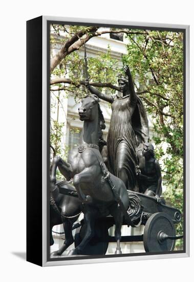 Statue of Boudicca and Her Daughters in a Chariot, Thames Embankment, London, 19th Century-Thomas Thornycroft-Framed Premier Image Canvas