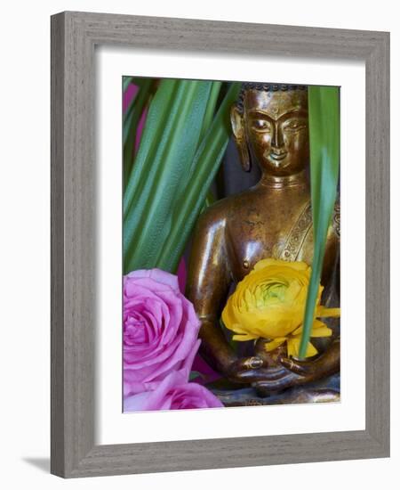 Statue of Buddha, Bangkok, Thailand, Southeast Asia, Asia-null-Framed Photographic Print