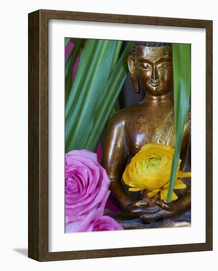 Statue of Buddha, Bangkok, Thailand, Southeast Asia, Asia-null-Framed Photographic Print