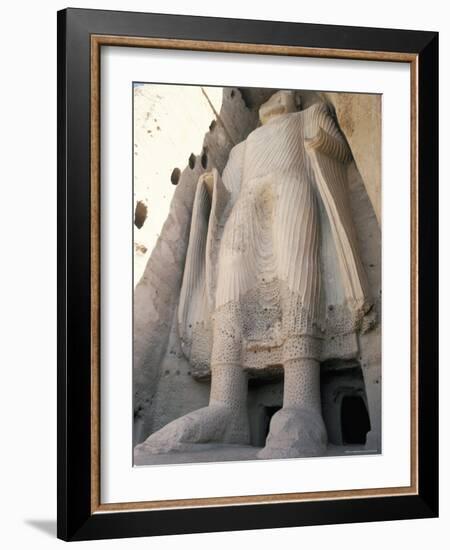 Statue of Buddha, Since Destroyed by the Taliban, Bamiyan-Ian Griffiths-Framed Photographic Print