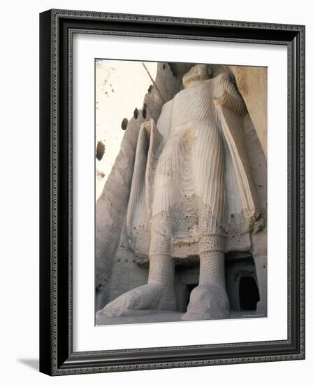 Statue of Buddha, Since Destroyed by the Taliban, Bamiyan-Ian Griffiths-Framed Photographic Print