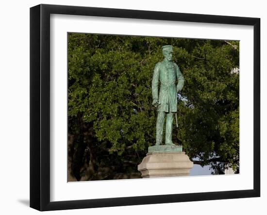 Statue Of C.S. Steamer, Rear Admiral Of The C.S. Navy-Carol Highsmith-Framed Art Print