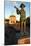 Statue of Captain Vancouver at Dusk on the Purfleet Quay, Kings Lynn, Norfolk-Peter Thompson-Mounted Photographic Print