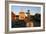 Statue of Captain Vancouver at Dusk on the Purfleet Quay, Kings Lynn, Norfolk-Peter Thompson-Framed Photographic Print
