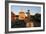 Statue of Captain Vancouver at Dusk on the Purfleet Quay, Kings Lynn, Norfolk-Peter Thompson-Framed Photographic Print