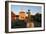 Statue of Captain Vancouver at Dusk on the Purfleet Quay, Kings Lynn, Norfolk-Peter Thompson-Framed Photographic Print