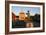 Statue of Captain Vancouver at Dusk on the Purfleet Quay, Kings Lynn, Norfolk-Peter Thompson-Framed Photographic Print