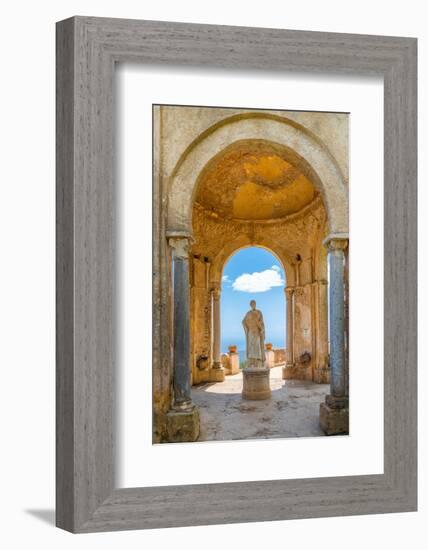 Statue of Ceres at the Villa Cimbrone, Ravello, Amalfi Coast (Costiera Amalfitana), Campania-Neil Farrin-Framed Photographic Print