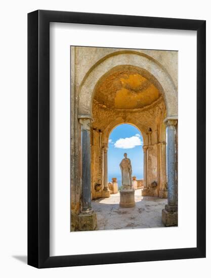 Statue of Ceres at the Villa Cimbrone, Ravello, Amalfi Coast (Costiera Amalfitana), Campania-Neil Farrin-Framed Photographic Print