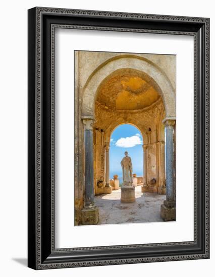 Statue of Ceres at the Villa Cimbrone, Ravello, Amalfi Coast (Costiera Amalfitana), Campania-Neil Farrin-Framed Photographic Print