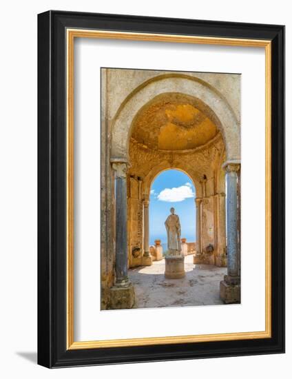 Statue of Ceres at the Villa Cimbrone, Ravello, Amalfi Coast (Costiera Amalfitana), Campania-Neil Farrin-Framed Photographic Print