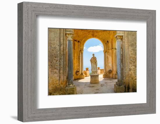 Statue of Ceres at the Villa Cimbrone, Ravello, Costiera Amalfitana (Amalfi Coast), Campania-Neil Farrin-Framed Photographic Print