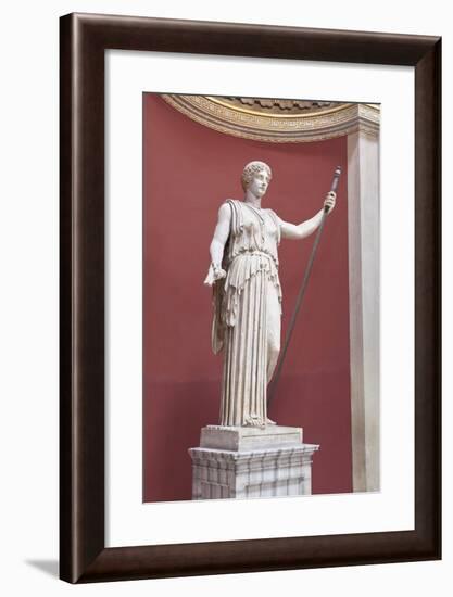 Statue of Ceres, Second Century AD, Vatican Museums, Rome, Italy-null-Framed Giclee Print