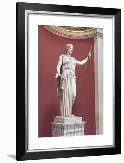 Statue of Ceres, Second Century AD, Vatican Museums, Rome, Italy-null-Framed Giclee Print