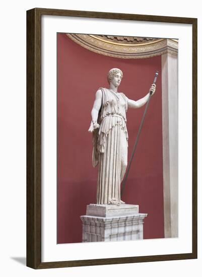 Statue of Ceres, Second Century AD, Vatican Museums, Rome, Italy-null-Framed Giclee Print