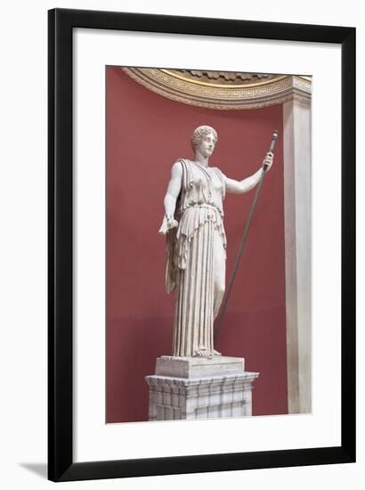 Statue of Ceres, Second Century AD, Vatican Museums, Rome, Italy-null-Framed Giclee Print