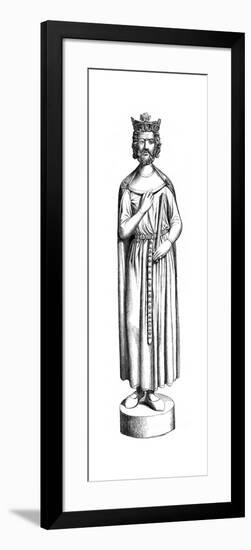 Statue of Childebert, 13th Century-null-Framed Giclee Print