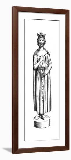 Statue of Childebert, 13th Century-null-Framed Giclee Print