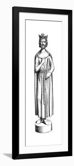 Statue of Childebert, 13th Century-null-Framed Giclee Print