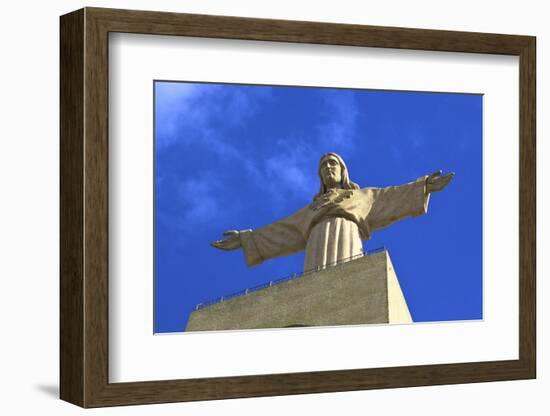 Statue of Christ, Cristo Rei, Lisbon, Portugal, South West Europe-Neil Farrin-Framed Photographic Print